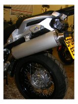 Mistral Silenz. Inox,ovale EG-ABE - Moto Guzzi 1200 Stelvio,