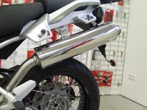 Mistral Auspuff, rund, VA, poliert, ohne EG-ABE - Moto Guzzi