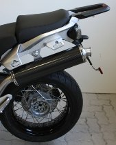 NML Mistral Auspuff, rund, Carbon, ohne EG-ABE - Moto Guzzi