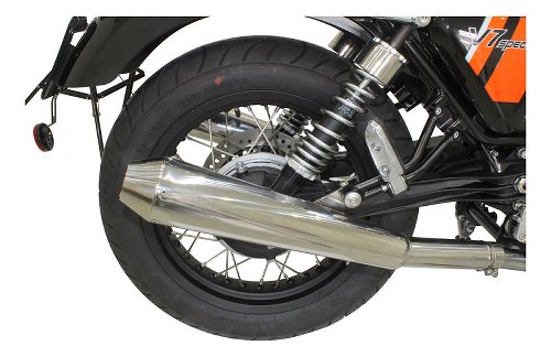 Mistral exhaust kit, conical, stainless steel, polished,