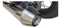 Mistral exhaust kit, conical, stainless steel, polished,