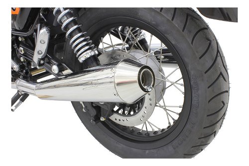 Mistral exhaust kit, conical, stainless steel, polished,