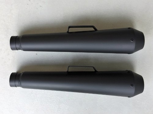 Mistral Silencer kit, conical, stainless-steel, mat black,