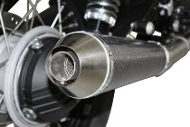 Mistral Silencer kit, conical, carbon, without homologation