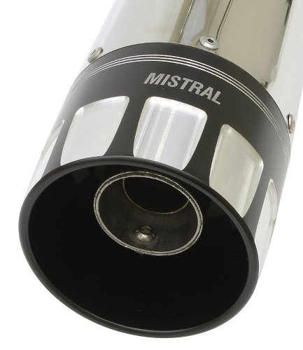 Mistral Silencer, exclusive, round, polished, homologation -