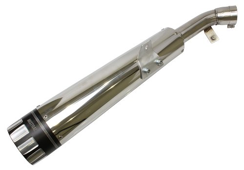 Mistral Silencer, exclusive, round, polished, homologation -