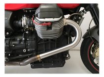 Mistral Manifold kit, stainless-steel, polished- Moto Guzzi