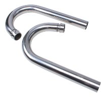 Mistral Manifold kit, stainless-steel, polished- Moto Guzzi