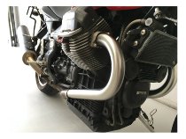 Mistral kit de coudes, acier inoxidable, mat - Moto Guzzi