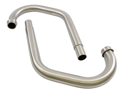 Mistral manifold set, VA, matt - Moto Guzzi T3, G5,