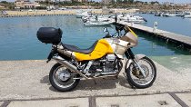 Mistral Auspuff, oval, VA, matt, mit EG-ABE - Moto Guzzi