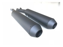 Mistral Silencer kit, conical, complete black, homologation