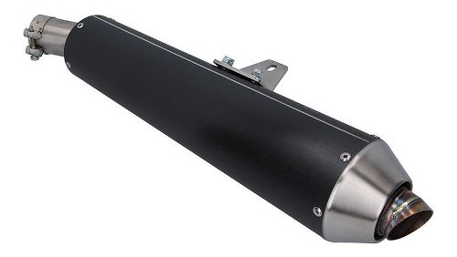 Mistral Silencer, conical, stainless-steel, mat black, Euro5