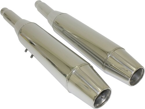 Mistral Silencer kit, classic, stainless-steel, polished,