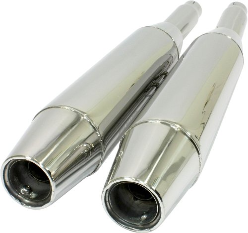 Mistral Silencer kit, classic, stainless-steel, polished,