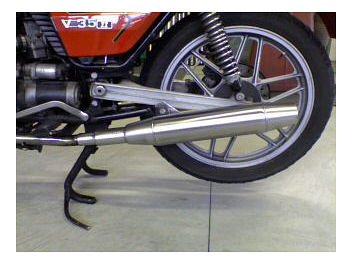 Mistral kit de tubos de escape inox, homologado - Moto Guzzi