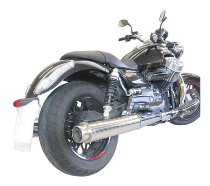 Mistral coppia silenziatori INOX lucido, EG-ABE - Moto Guzzi