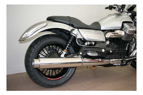 Mistral jeu d´échapp. VA, EG-ABE, inox, poli - Moto Guzzi