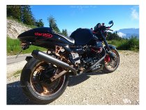 Mistral exhaust kit, conical, stainless steel, matt black,