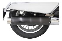 Mistral coppia silenziatori inox neri, EG-ABE - Moto Guzzi