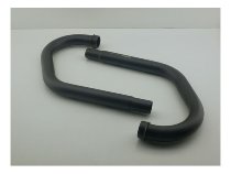 Mistral manifold set, VA, matt black - Moto Guzzi California