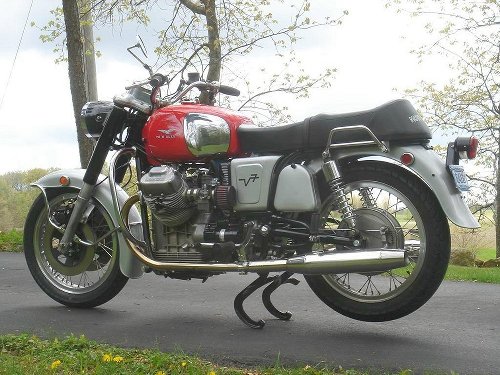 Mistral échapp. VA avec ABE - Moto Guzzi V7 700, Spezial,