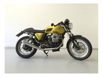 Mistral Silenciador inox conic corto, EG-ABE - Moto Guzzi V7