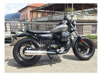 Mistral copia marmitte coniche inox, EG-ABE - Moto Guzzi V9