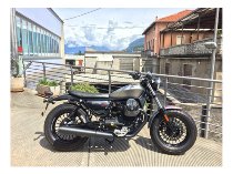 Mistral marmitte coniche, nere, EG-ABE - Moto Guzzi V9