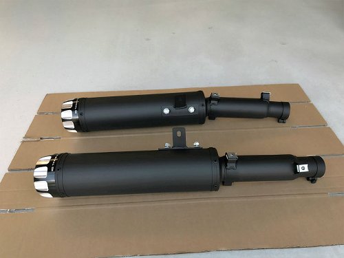 Mistral Silencer kit, exclusive, stainless-steel, mat black,