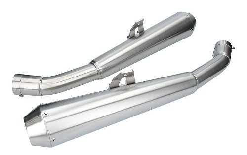 Mistral exhaust kit, conical, stainless steel, matt, with