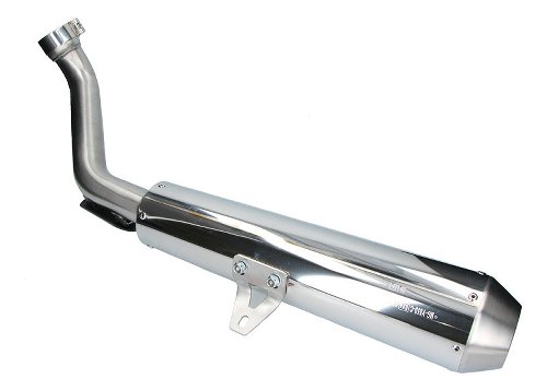 Mistral Silencer, conical, stainless-steel, polished, Euro5