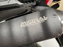 Mistral Silencer, conical, stainless-steel, mat black, Euro5