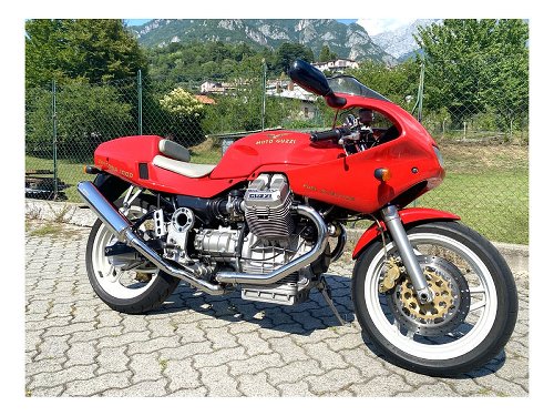 Mistral Krümmer-Satz, VA, poliert - Moto Guzzi Daytona, RS,