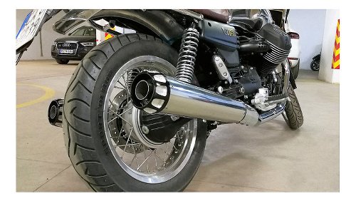 Mistral Silenc. Inox cónico, pulido Euro4 - Moto Guzzi V7