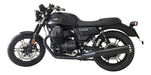 Mistral Silenc., Inox cónico,negro Euro4 - Moto Guzzi V7 III