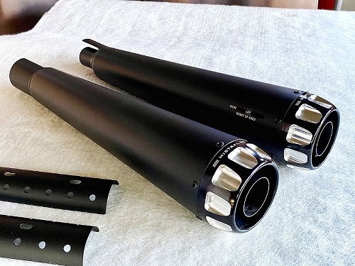 Mistral Silencer kit, exclusive, mat black, Euro5 - Moto