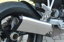 Mistral Scarico, in acciaio inox opaco, EURO5, - Moto Guzzi