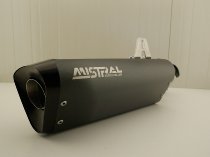 Mistral Auspuff, Edelstahl matt-schwarz, EURO5 - Moto