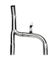 Mistral interference tube 2-1, VA, polished - Moto Guzzi