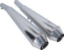 Mistral exhaust kit, conical, stainless steel, matt, with