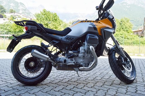 Mistral scarico Avion X acciaio inox opaco, EURO5+ - Moto