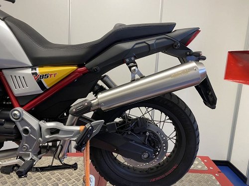 Scarico Mistral, conico, acciaio inox, opaco, Euro5+ - Moto