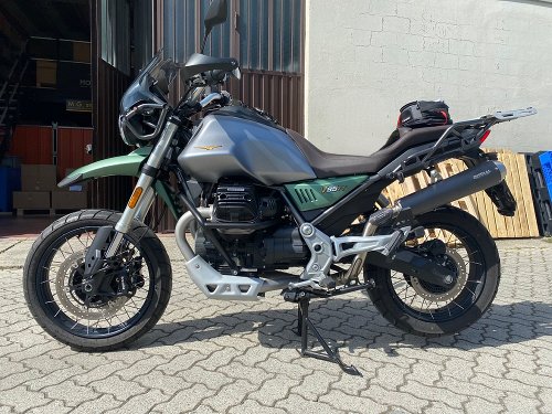 Échappement Mistral, conique, inox, noir mat, Euro5+ - Moto