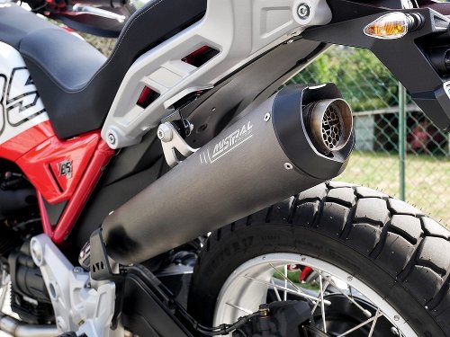 Mistral exhaust, X-Trail, stainless steel, matt black