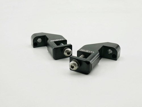 Mistral Extenders for passenger’s footpegs, matt black – MG