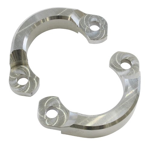 Moto Guzzi Manifold flange aluminium 48mm silver - Le Mans