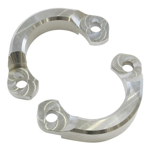 Moto Guzzi Manifold flange aluminium, 44mm silver - Le Mans