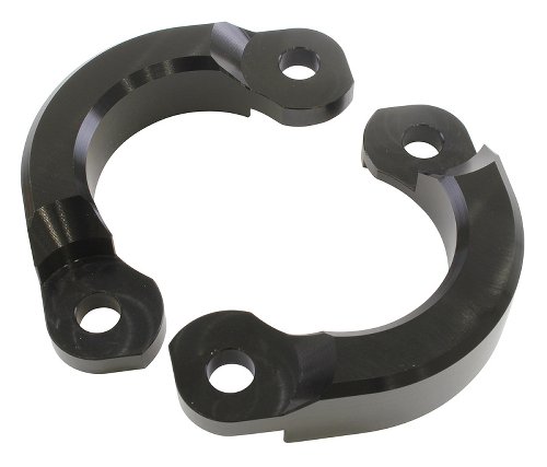 Moto Guzzi Manifold flange aluminium, 44mm black - Le Mans