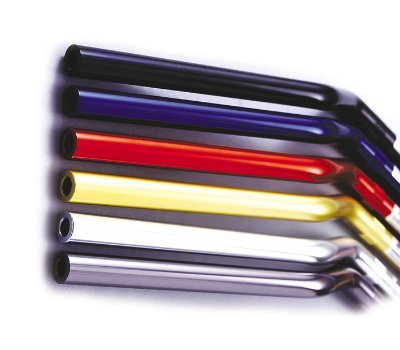 Lenker Superbike Alu gold 110mm hoch